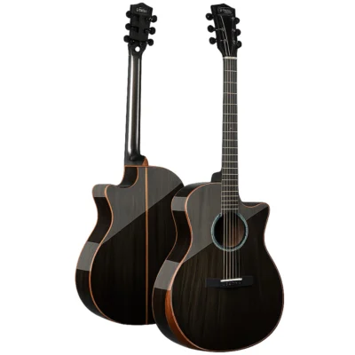 גיטרה אקוסטית 41" Solid Top | SQOE S360T-SK-BK