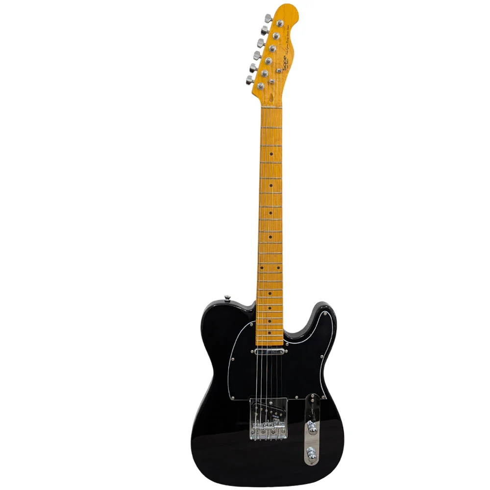 גיטרה חשמלית Telecaster | SQOE SETL250 - שחור – תמונה 3