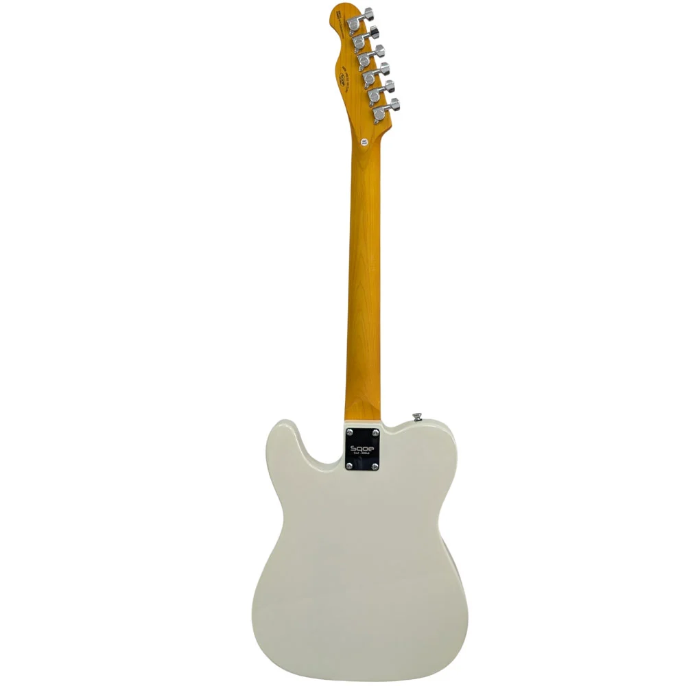 גיטרה חשמלית Telecaster לבן אולימפי | SQOE SETL250 - WH – תמונה 4