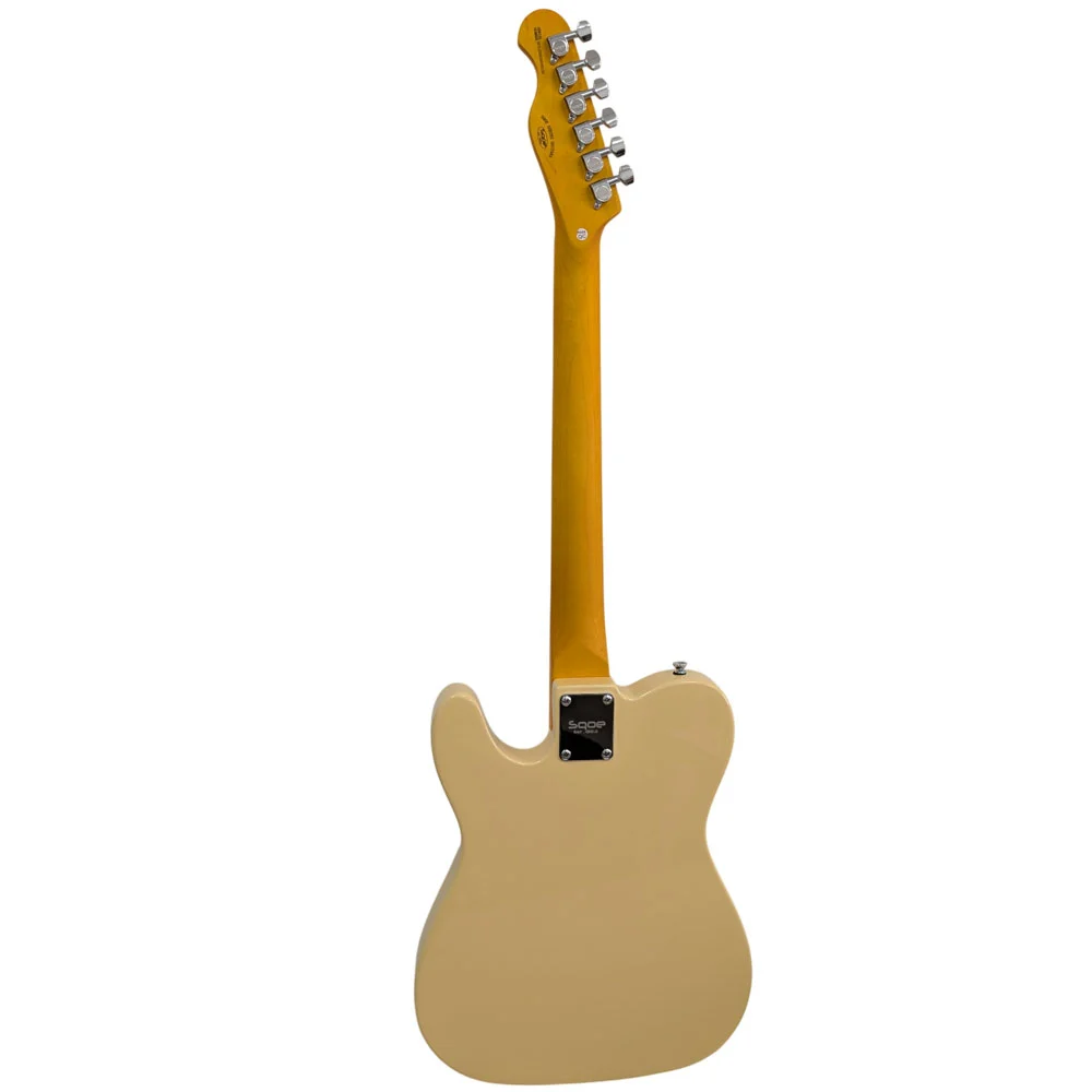 גיטרה חשמלית Telecaster | SQOE SETL250 - Vintage Yellow – תמונה 4