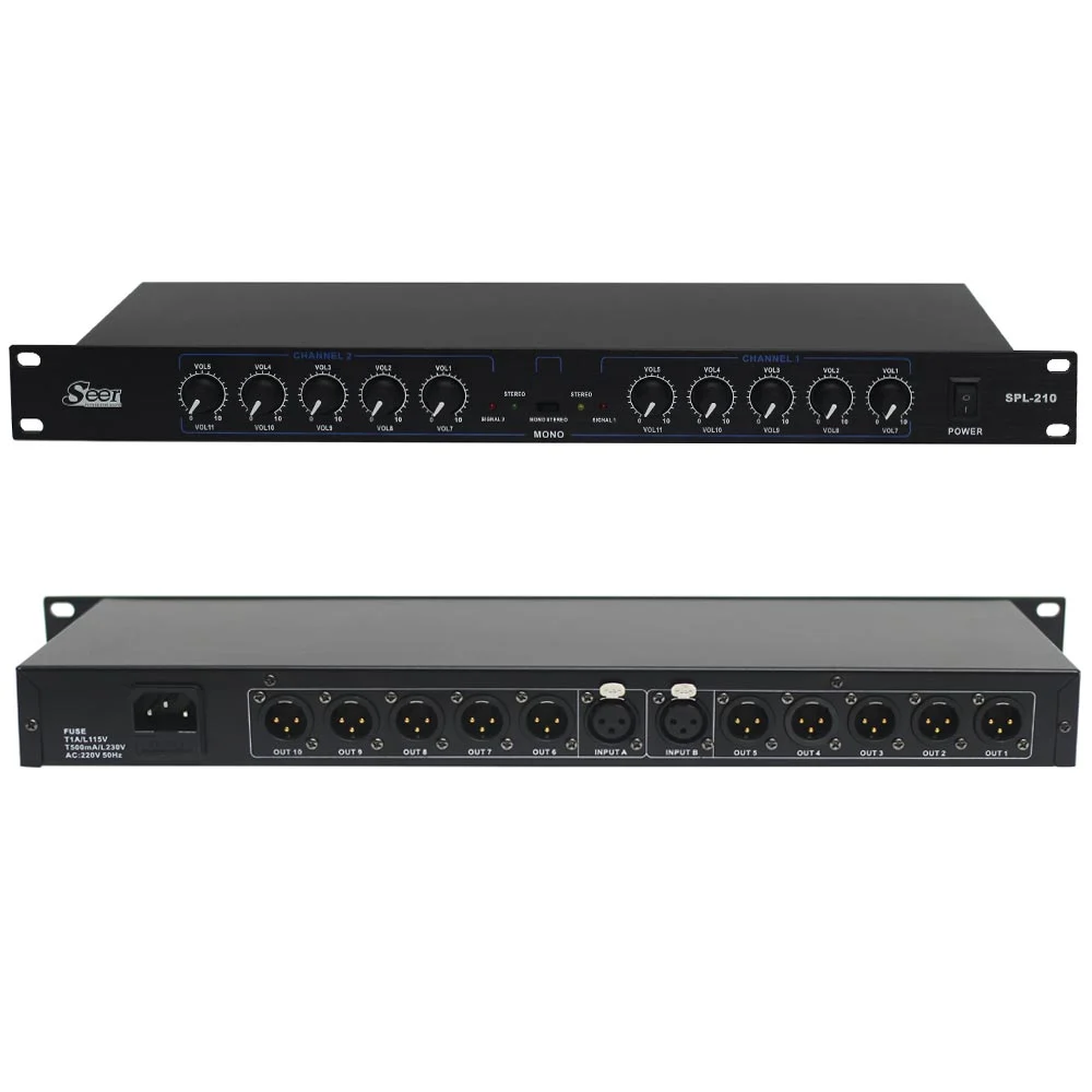 ספליטר אודיו 2/12 XLR | Seer SPL-212