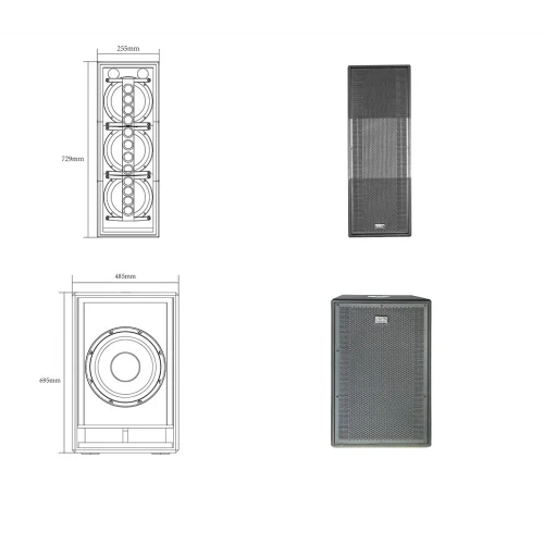 מערכת הגברה ניידת Line Array | SoundKing STRATOS-5000 – תמונה 6