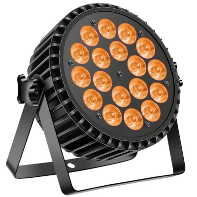⁧פנס לד שקט FLAT 6in1⁩ | ⁦Apextone L18x10 RGBWW-A⁩