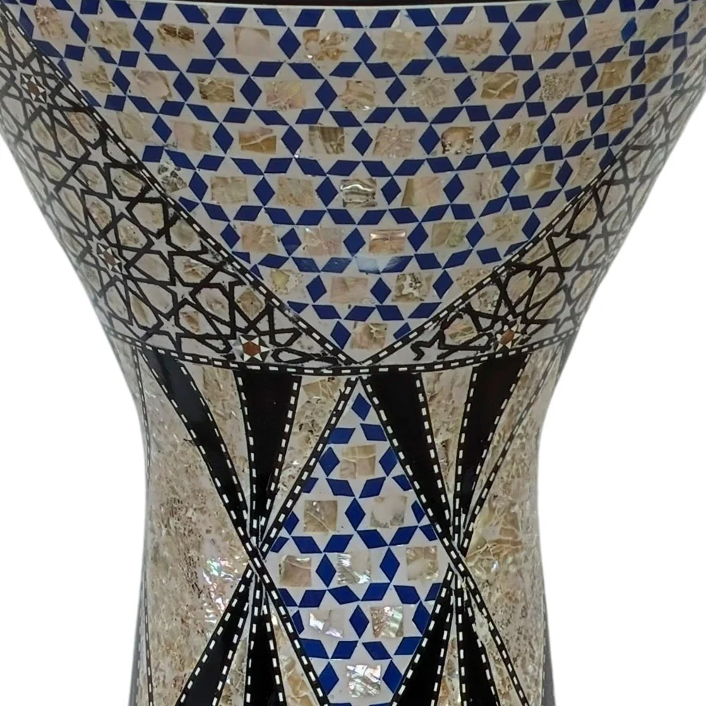 דרבוקה מוזאיקה מצרית עבודת יד | Gawharet El Fan DB-2202 – תמונה 2