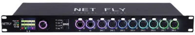 ⁧ממיר רשת DMX Node 8 פורטים דו-כיווניים עם PoE ואופטי⁩ | ⁦NET FLY 19571 N 8⁩