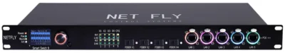 ⁧מתג רשת חכם 9 פורטים PoE++ ו-sACN/Art-Net⁩ | ⁦NET FLY SMART SWITCH 9⁩