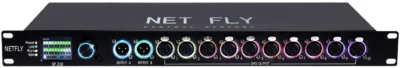 ⁧מפצל DMX ספליטר 2 כניסות 10 יציאות מבודדות עם RDM⁩ | ⁦NET FLY SP 210⁩