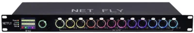 ⁧מפצל DMX ספליטר 4 כניסות 12 יציאות עם RDM⁩ | ⁦NET FLY SP 412⁩